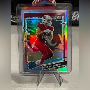 Michael Wilson silver rookie card